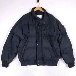 Triple FAT Goose 90s Vintage Down Puffer Jacket Size L Black